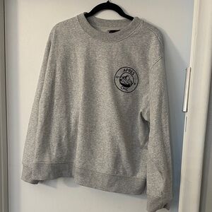 Gray women’s crew neck